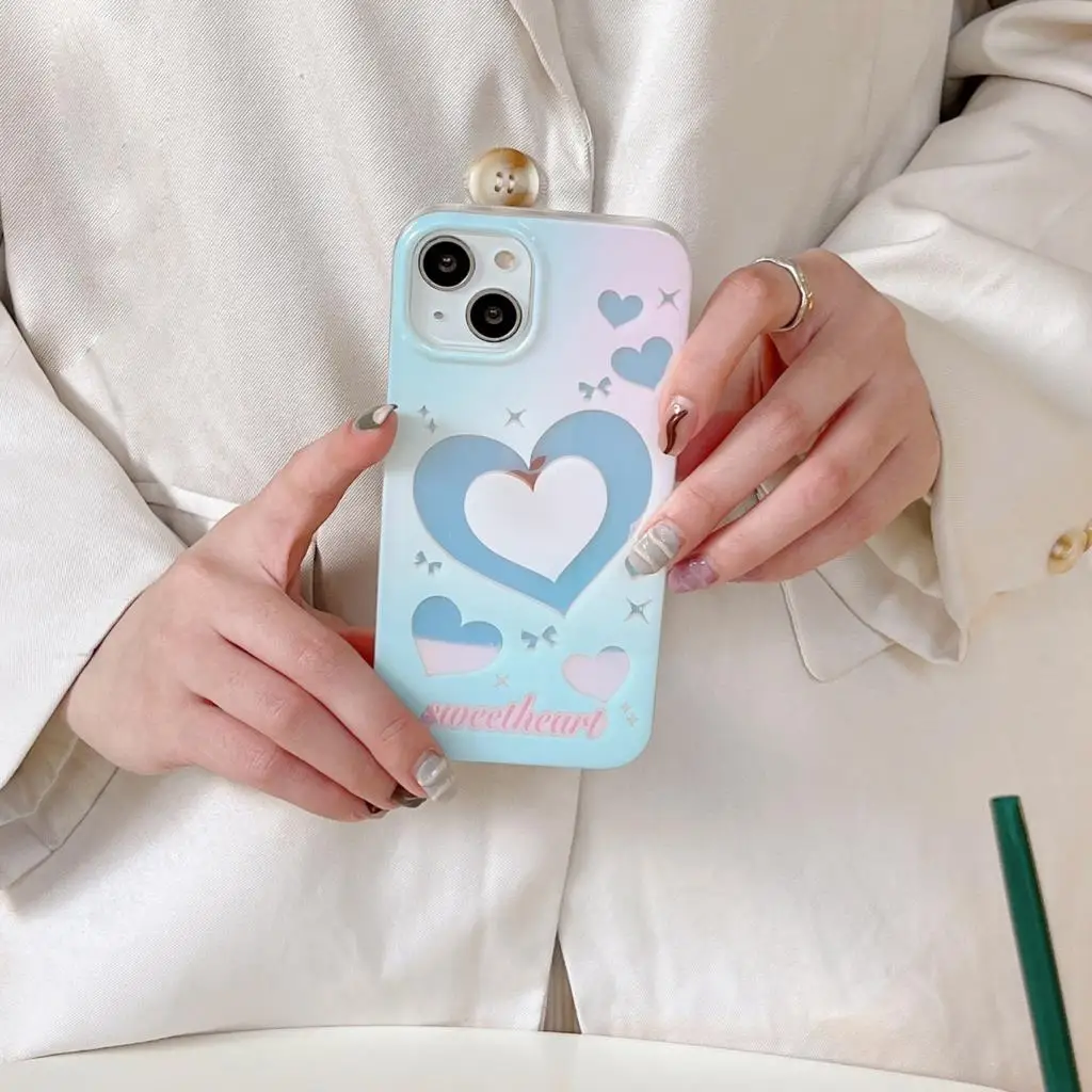 Colored Love Laser Cardboard Blue Phone Case For iphone 14 13 12 11 Pro Max X XR XSMAX 7 8 Plus SE TPU Case Cover new products
Colored Love Laser Cardboard Blue Phone Case For iphone 14 13 12 11 Pro Max X XR XSMAX 7 8 Plus SE TPU Case Cover new products