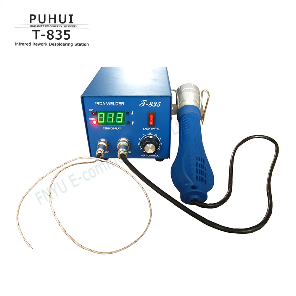 Портативная Инфракрасная паяльная станция PUHUI T-835 BGA 220 В/110 В для телефонов, компьютеров, ноутбуков
Портативная Инфракрасная паяльная станция PUHUI T-835 BGA 220 В/110 В для телефонов, компьютеров, ноутбуков