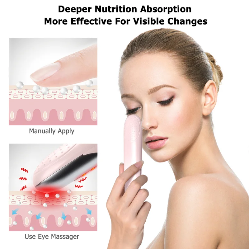 NEW EMS Electronic Eye Massager LED Photon Therapy Hot Compress Vibration Eye Massage Anti-dark Circles Wrinkles Beauty Device 
NEW EMS Electronic Eye Massager LED Photon Therapy Hot Compress Vibration Eye Massage Anti-dark Circles Wrinkles Beauty Device