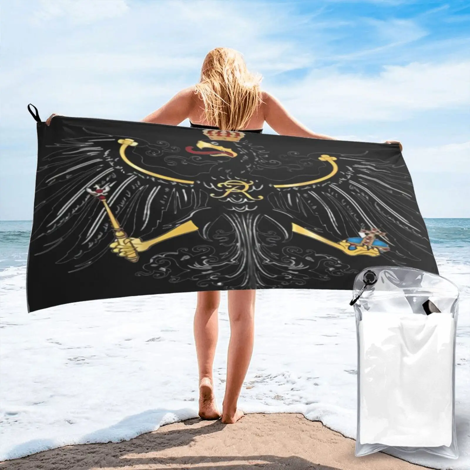 Prussian Eagle 1871 1914 Old Prussia Beach Towel Towels Bath-House Towel For Kitchen Sauna Kitchen Towels Face Towel Beachwear
Prussian Eagle 1871 1914 Old Prussia Beach Towel Towels Bath-House Towel For Kitchen Sauna Kitchen Towels Face Towel Beachwear