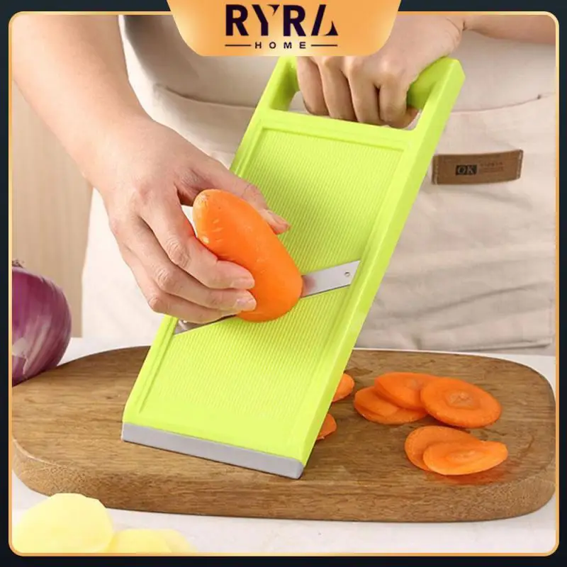 Pp Stainless Steel Potato Chip Artifact Anti-slip Potato Grater Neat Cuts Vegetable Slicer Convenient Kitchen Gadgets Durable
Pp Stainless Steel Potato Chip Artifact Anti-slip Potato Grater Neat Cuts Vegetable Slicer Convenient Kitchen Gadgets Durable