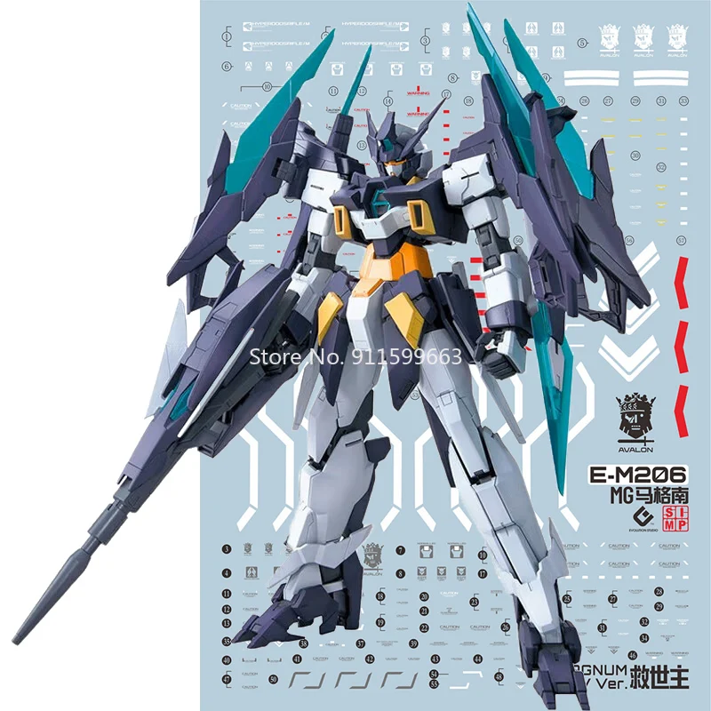 

Gundam Magnum AGE-2 MG 1/100 Fluorescence Water Decal Stickers Diecast Gunpla Expansion Accessories