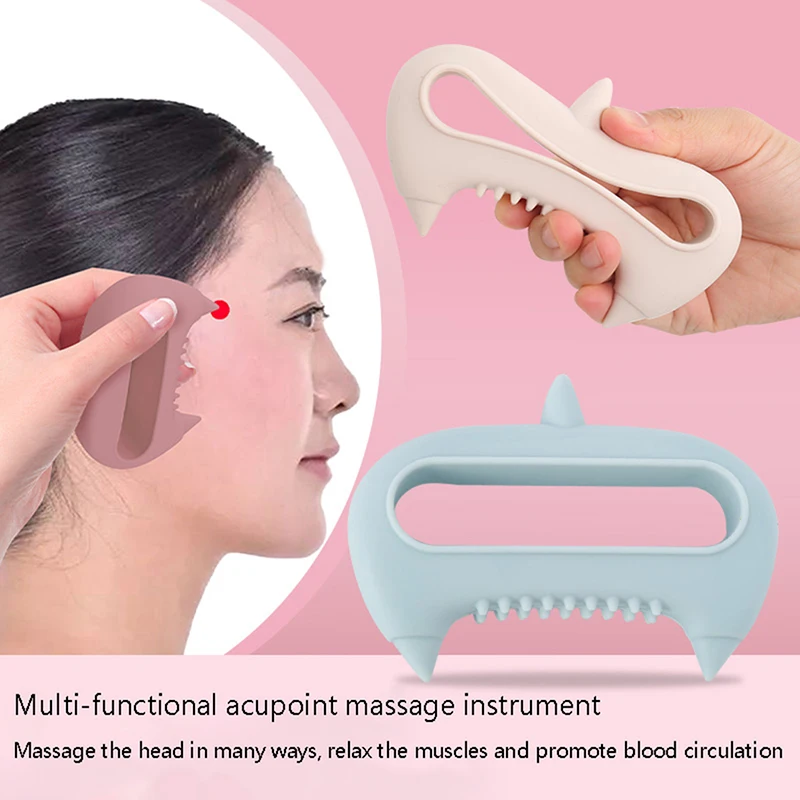 Portable Silicone Acupoint Massager Multifunctional Wear-resist Head Neck Trigger Point Massage Tools for Adults Kids
Portable Silicone Acupoint Massager Multifunctional Wear-resist Head Neck Trigger Point Massage Tools for Adults Kids
