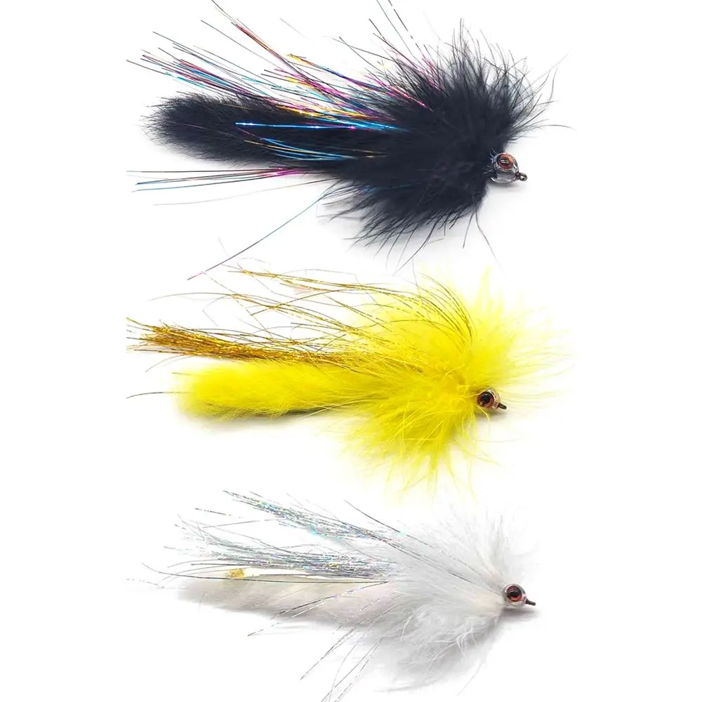 2PCS 2/0# Saltwater Streamer Feather Fly Fishing Big Flies Steelhead Salmon Bass Fishing Artificial Lure Colorful Bait Tackle
2PCS 2/0# Saltwater Streamer Feather Fly Fishing Big Flies Steelhead Salmon Bass Fishing Artificial Lure Colorful Bait Tackle