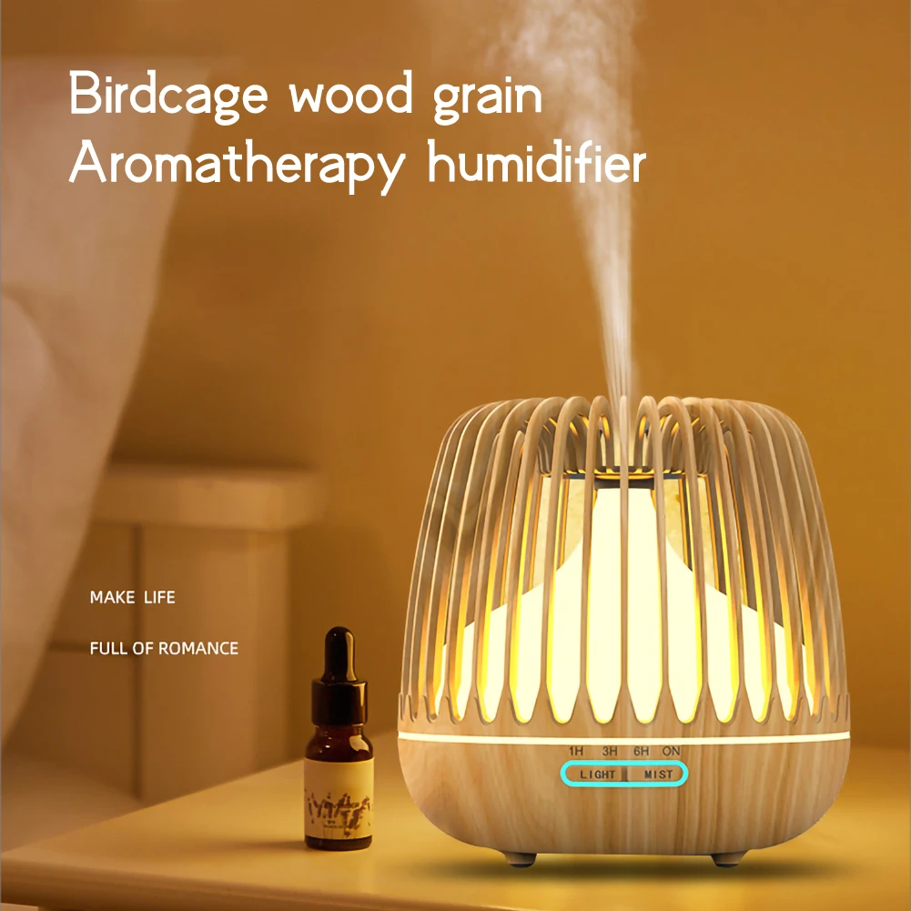 500ML Big capacity Ultrasonic Humidifier Aroma Diffuser Wood Grain LED Hollow Aromatherapy Diffuser for Home Office Bedroom Car
500ML Big capacity Ultrasonic Humidifier Aroma Diffuser Wood Grain LED Hollow Aromatherapy Diffuser for Home Office Bedroom Car