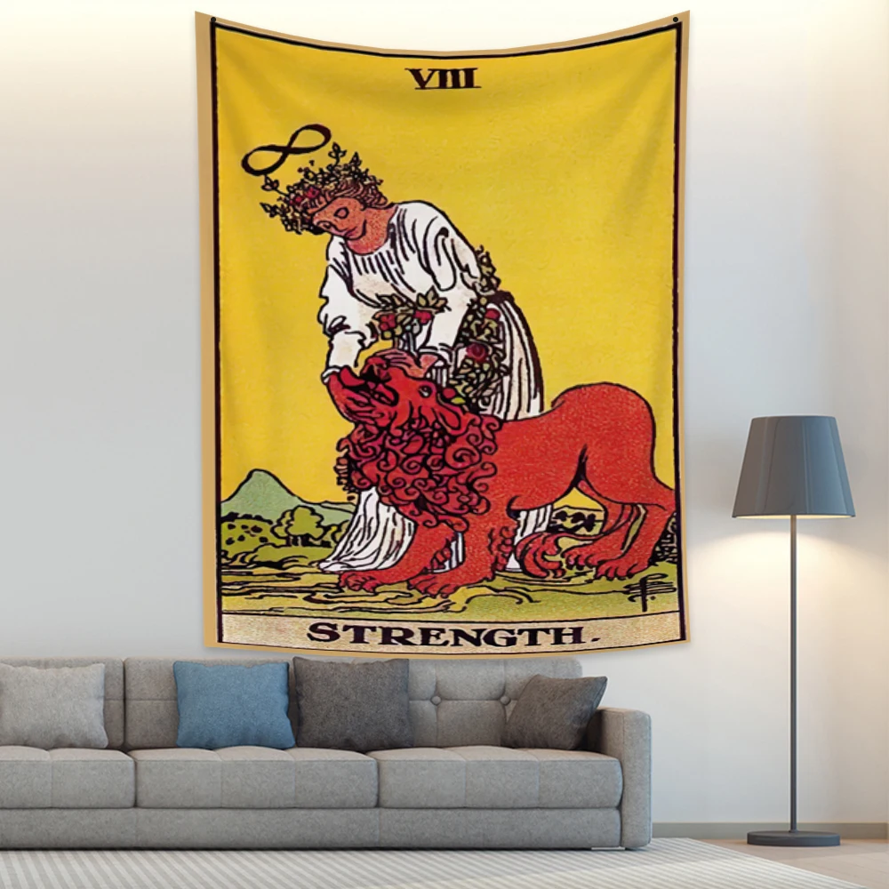 Classic Tarot Card Tapestry Wall Hanging Astrology Divination Bedspread Beach Mat Mysterious Aesthetic Room Decor
Classic Tarot Card Tapestry Wall Hanging Astrology Divination Bedspread Beach Mat Mysterious Aesthetic Room Decor