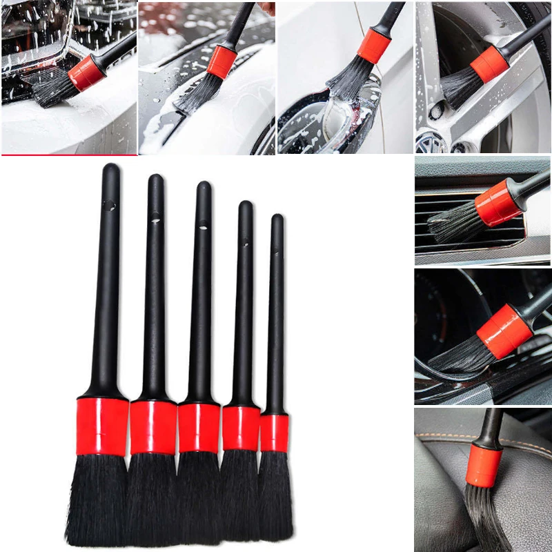 5pcs Detailing Brush Set Car Brushes Car Detailing Brush For Car Cleaning Detailing Brush Dashboard Air Outlet Wheel Brush
5pcs Detailing Brush Set Car Brushes Car Detailing Brush For Car Cleaning Detailing Brush Dashboard Air Outlet Wheel Brush