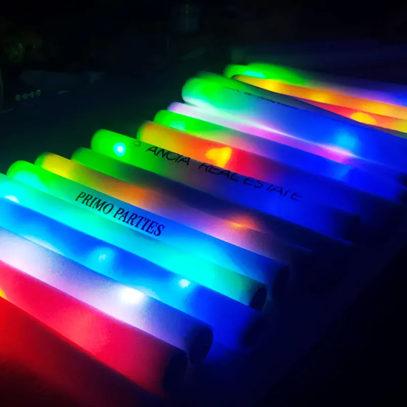 LED Glow Sticks Glow Foam Sticks Customized Personalized Flashing Sticks Light Up Batons Wands Glow In The Dark Wedding Party
LED Glow Sticks Glow Foam Sticks Customized Personalized Flashing Sticks Light Up Batons Wands Glow In The Dark Wedding Party