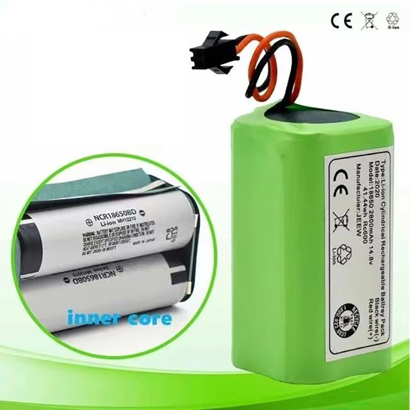 100% новый литий-ионный аккумулятор 14,8 в 9800 мАч для Conga Excellence 990 Ecovacs Deebot N79 N79S DN622, Eufy Robovac 11 11 11S 12 15C 15S 35C
100% новый литий-ионный аккумулятор 14,8 в 9800 мАч для Conga Excellence 990 Ecovacs Deebot N79 N79S DN622, Eufy Robovac 11 11 11S 12 15C 15S 35C