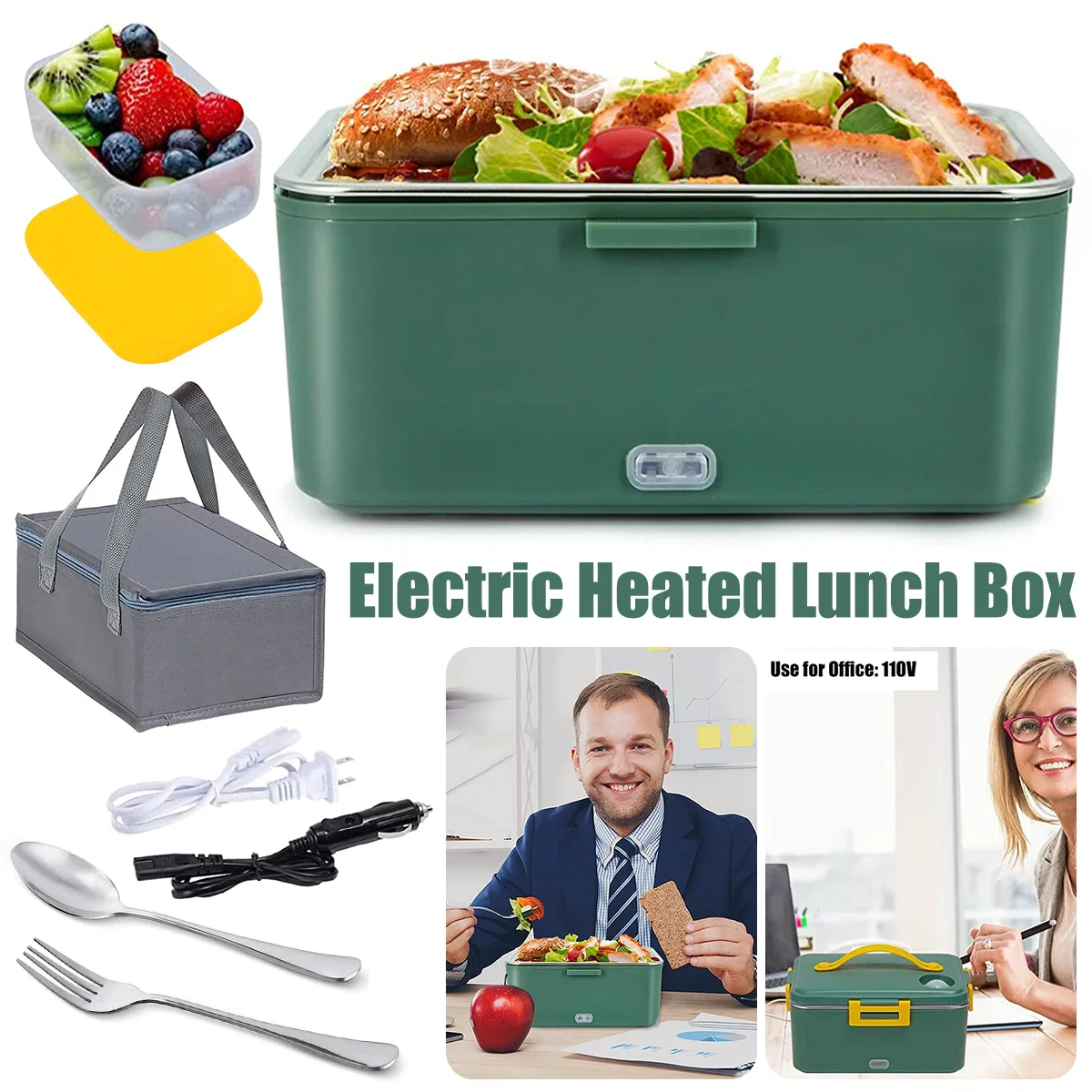 1.8L Electric Lunch Box Food Heater Portable Food Warmer Lunch Box with Removable Stainless Steel Container Leak-proof Heated
1.8L Electric Lunch Box Food Heater Portable Food Warmer Lunch Box with Removable Stainless Steel Container Leak-proof Heated