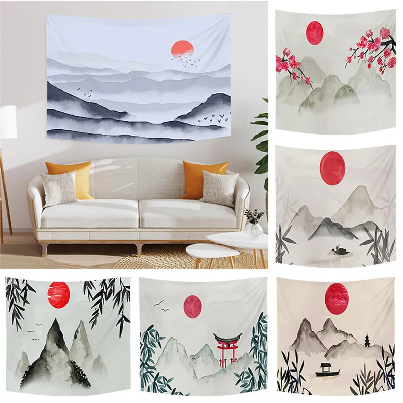 Japanese Watercolor Nature Background Fisherman Red Sun Tapestry Wall Hanging Art Aesthetics Tapestries For Bedroom Dorm Decor
Japanese Watercolor Nature Background Fisherman Red Sun Tapestry Wall Hanging Art Aesthetics Tapestries For Bedroom Dorm Decor