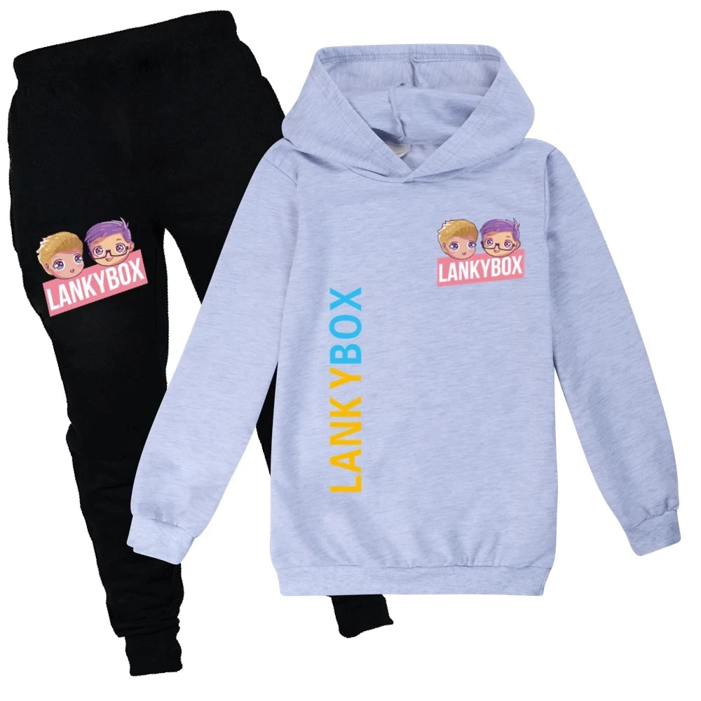 Lankybox Baby Boys Girls Clothing Set Fashion Cartoon Kids Tracksuits Toddler Cotton Hooded+Pants 2pcs/Set Children Sweatshirts
Lankybox Baby Boys Girls Clothing Set Fashion Cartoon Kids Tracksuits Toddler Cotton Hooded+Pants 2pcs/Set Children Sweatshirts