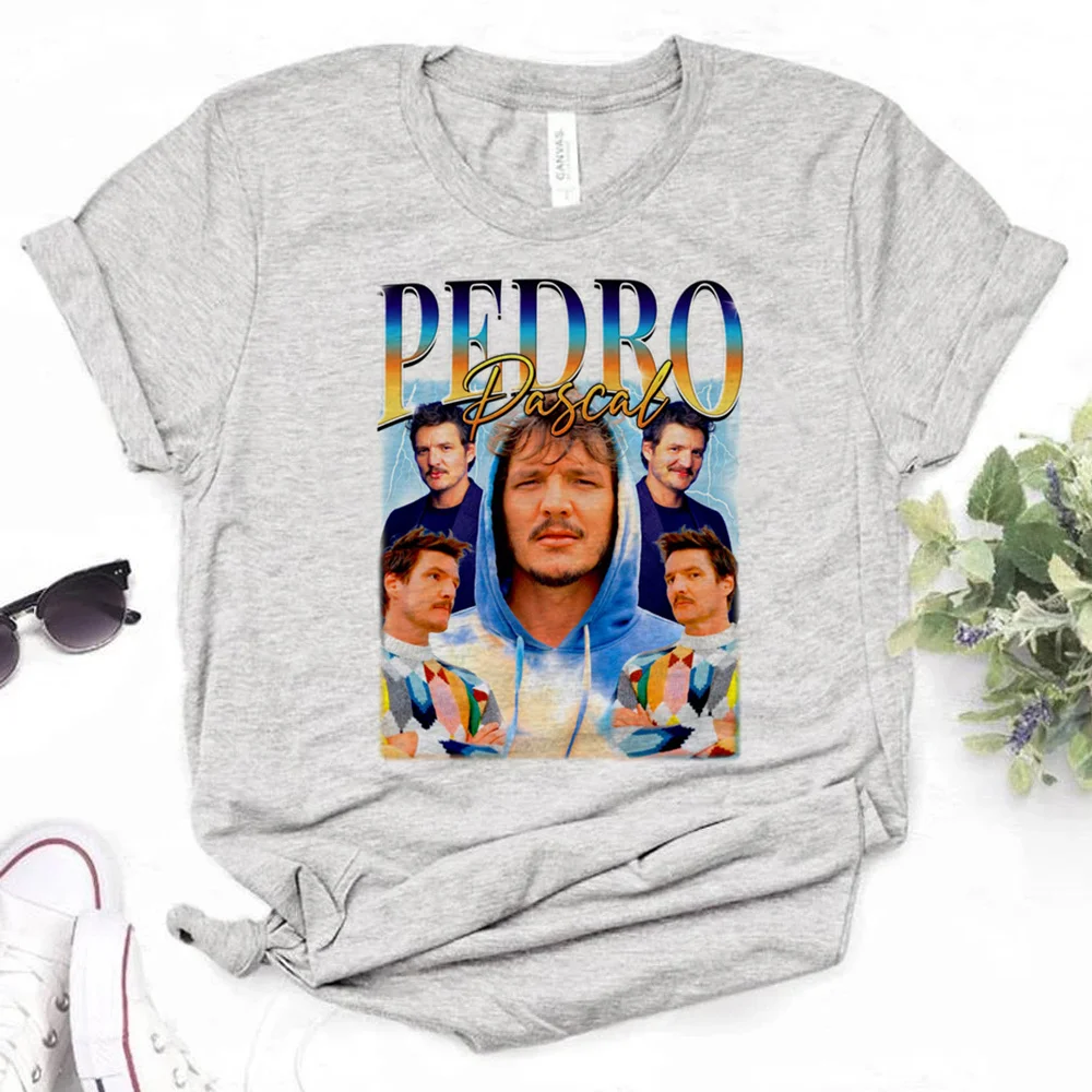 

Pedro Pascal Tee women comic t shirt girl designer graphic funny clothes