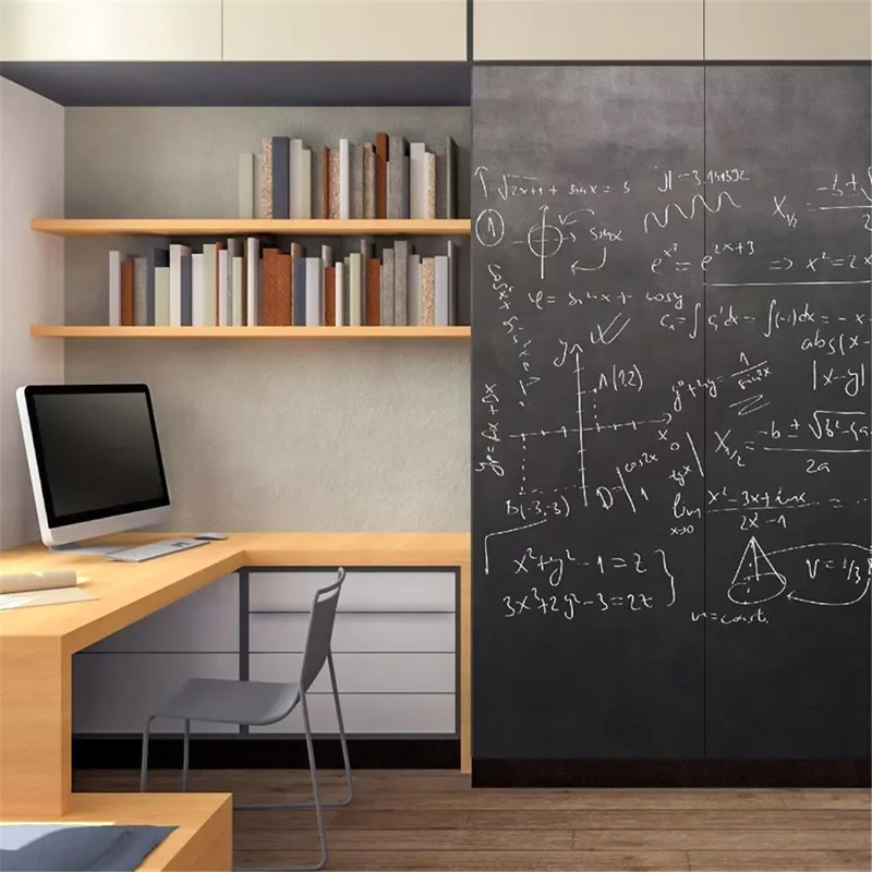 Blackboard Stickers Chalk Board Removable PVC Draw Mural Decor Art Chalkboard Wall Sticker for Kids Rooms Durable 45 x 100cm
Blackboard Stickers Chalk Board Removable PVC Draw Mural Decor Art Chalkboard Wall Sticker for Kids Rooms Durable 45 x 100cm