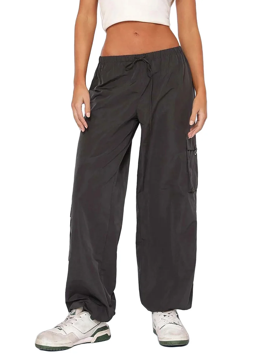 Women s Trousers Solid Color Adjustable Elastic Waist Drawstring Pants Jogging Trousers
Women s Trousers Solid Color Adjustable Elastic Waist Drawstring Pants Jogging Trousers