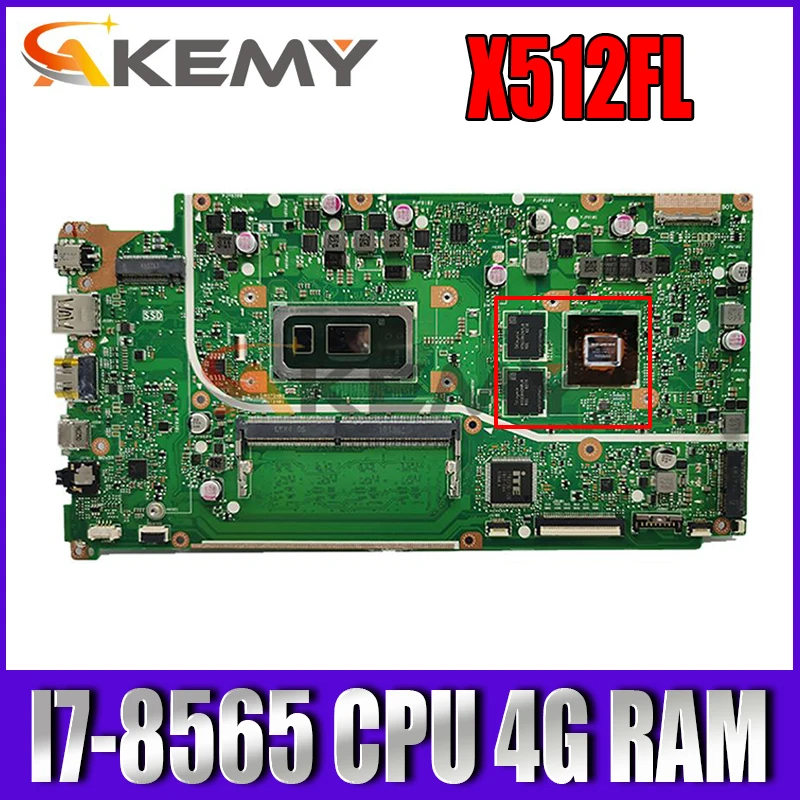 for ASUS VivoBook X512FF X512FJ X512FL X512FLC V5000F laptop motherboard Original mainboard 100% test OK I7-8565 CPU 4G RAM
for ASUS VivoBook X512FF X512FJ X512FL X512FLC V5000F laptop motherboard Original mainboard 100% test OK I7-8565 CPU 4G RAM