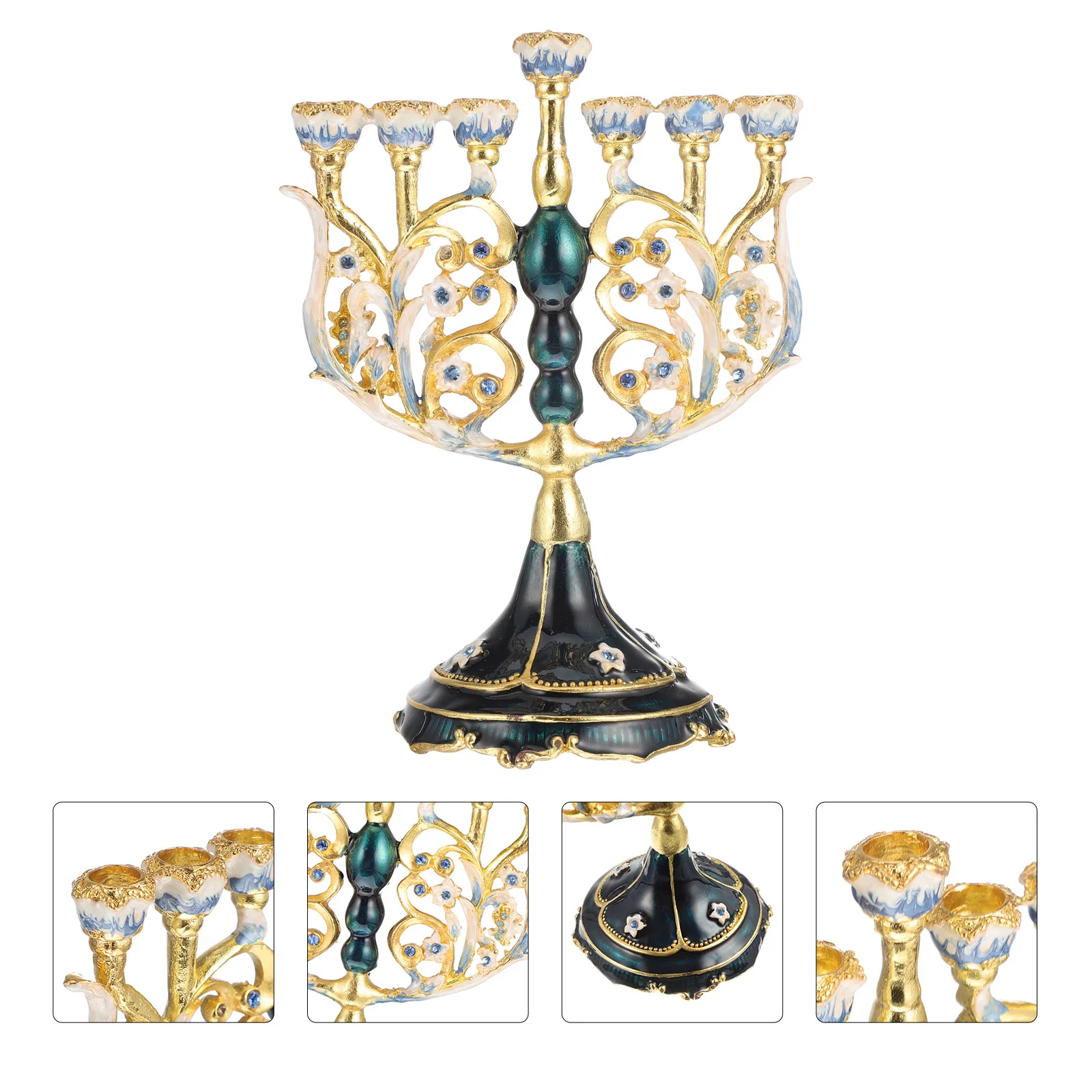 Holder Stand Candlestick Menorah Decor Jewish Light Branch Votive Holders Wedding Jerusalem Enamel Retro Chanukah Vintage
Holder Stand Candlestick Menorah Decor Jewish Light Branch Votive Holders Wedding Jerusalem Enamel Retro Chanukah Vintage
