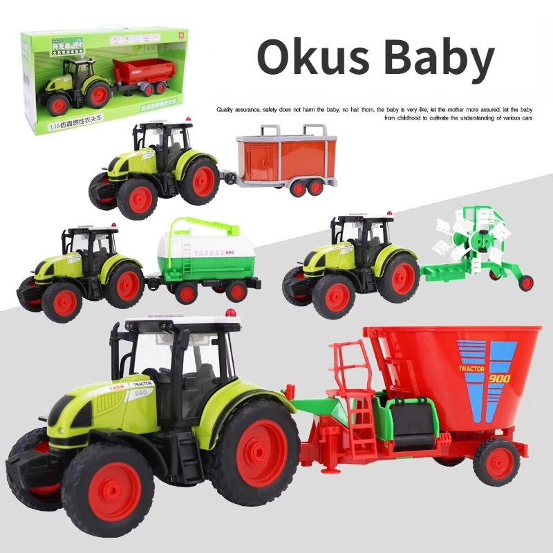 Car Models Toys Simulation Farmer Tractor Harvester Light Music Plastic Inertial Vehicle Children Toy Birthday Gifts for Kid Boy
Car Models Toys Simulation Farmer Tractor Harvester Light Music Plastic Inertial Vehicle Children Toy Birthday Gifts for Kid Boy