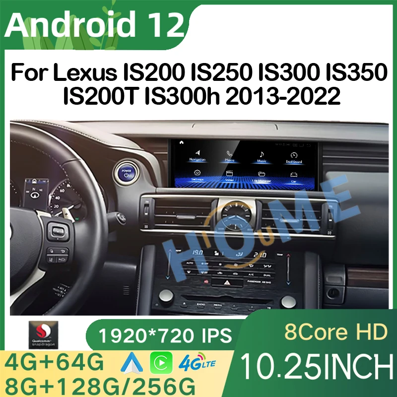 New Qualcomm Android 12 Car Multimedia Player CarPlay Autoradio For Lexus IS 200 250 300 350 200t 300h 2013-2022 GPS Navigation
New Qualcomm Android 12 Car Multimedia Player CarPlay Autoradio For Lexus IS 200 250 300 350 200t 300h 2013-2022 GPS Navigation
