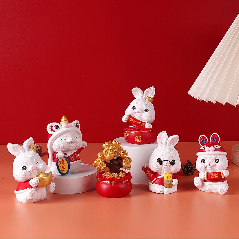 Figurines Miniature Cartoon Rabbit Red Bag Micro Landscape Ornaments For Home Decorations Kawaii Animal New Year Room Decor
Figurines Miniature Cartoon Rabbit Red Bag Micro Landscape Ornaments For Home Decorations Kawaii Animal New Year Room Decor
