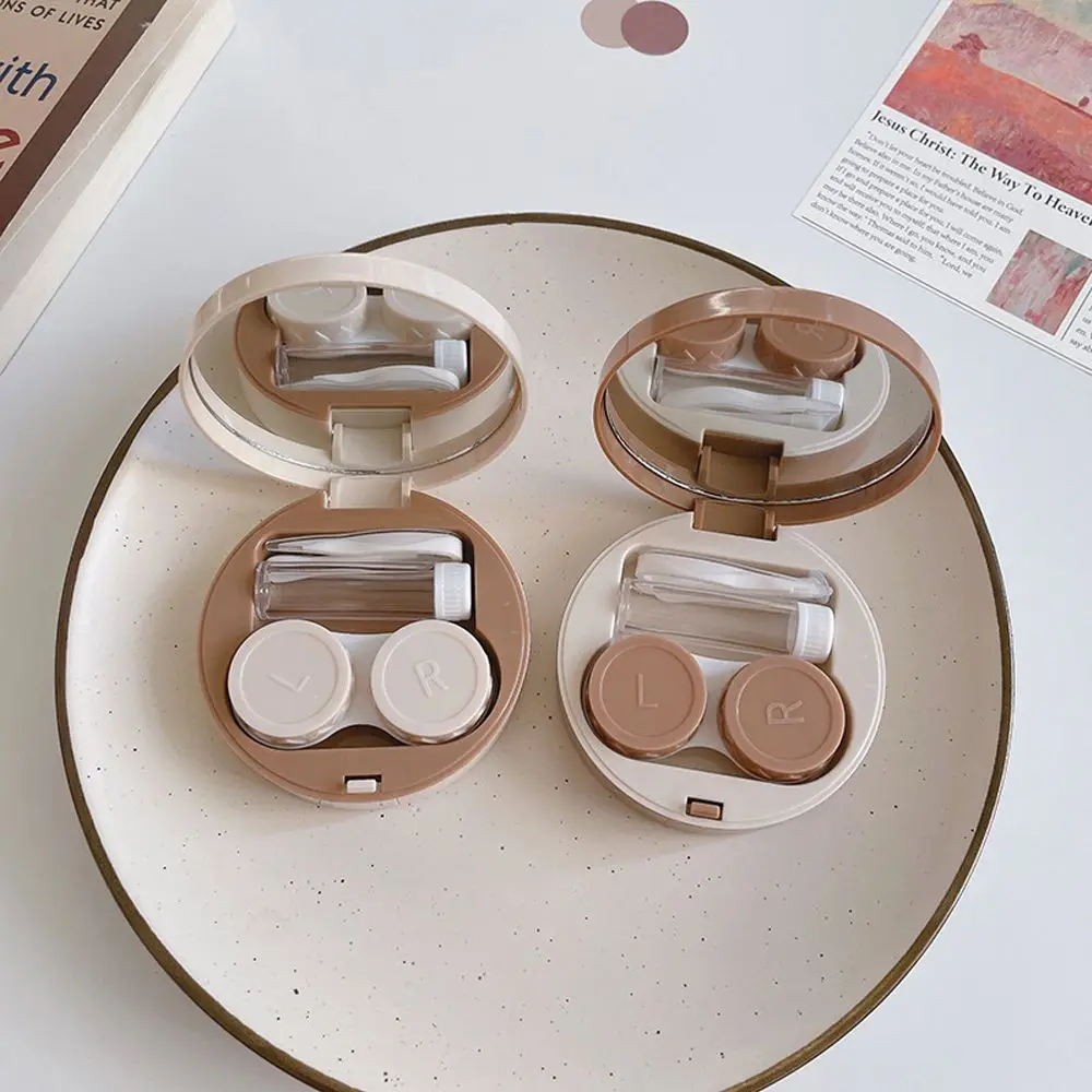 Milk Tea Color Solid Color Women Portable Cute Contact Lenses Box Lens Case For Eyes Care KitGlasses case Holder Container Gift
Milk Tea Color Solid Color Women Portable Cute Contact Lenses Box Lens Case For Eyes Care KitGlasses case Holder Container Gift