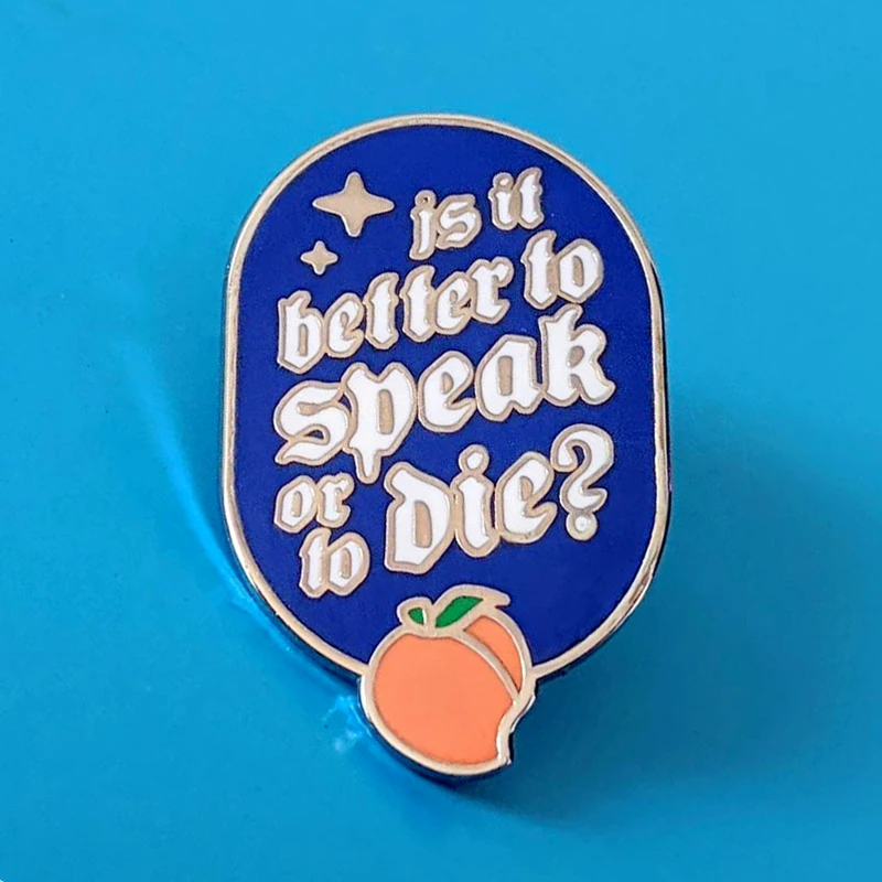 It Is Better to Speak or to Die Brooch Metal Badge Lapel Pin Jacket Jeans Fashion Jewelry Accessories Gift
It Is Better to Speak or to Die Brooch Metal Badge Lapel Pin Jacket Jeans Fashion Jewelry Accessories Gift