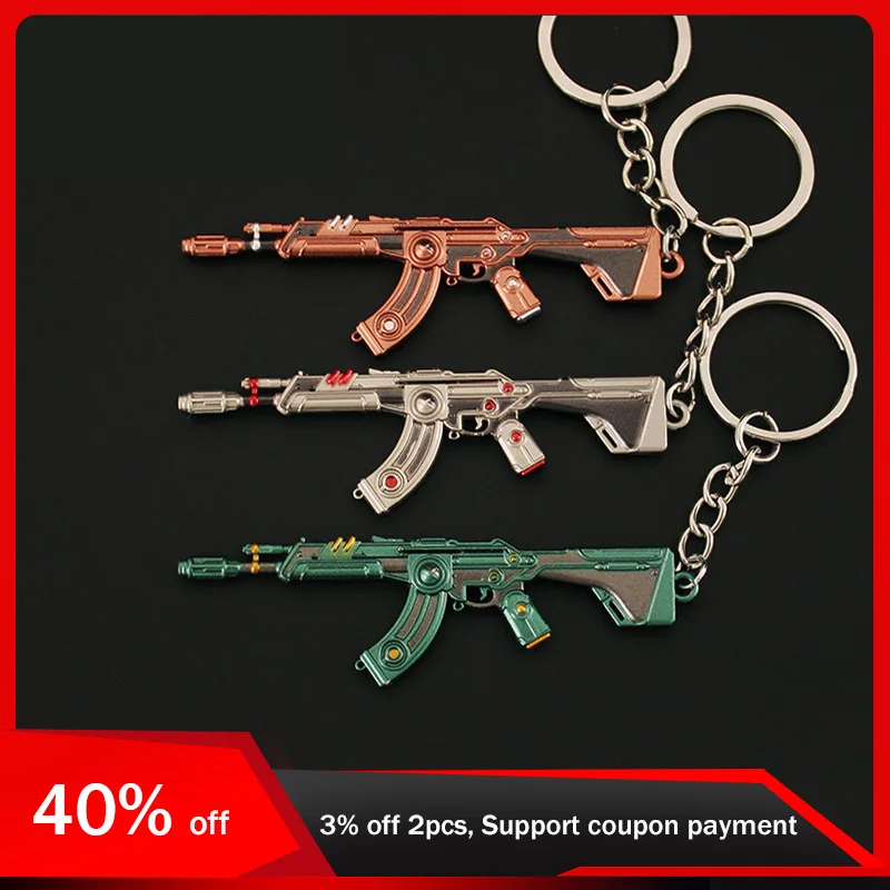 8cm Valorant Game Peripheral Keychains Magepunk Vandal Keyring Metal Weapon Models Toy Sword Cosplay Gifts for Boys Kids Toy
8cm Valorant Game Peripheral Keychains Magepunk Vandal Keyring Metal Weapon Models Toy Sword Cosplay Gifts for Boys Kids Toy