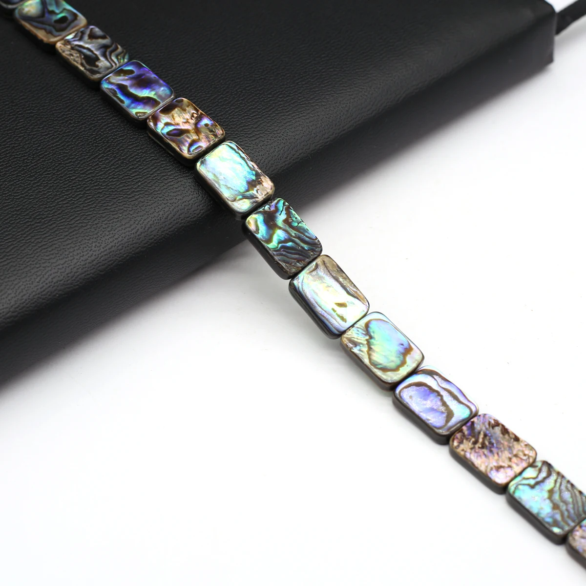1PC Natural Sea Shell Abalone Beads Rectangle Natural Shell Spacer Beaded for Making DIY Bracelet Necklace Jewelry Decoration
1PC Natural Sea Shell Abalone Beads Rectangle Natural Shell Spacer Beaded for Making DIY Bracelet Necklace Jewelry Decoration