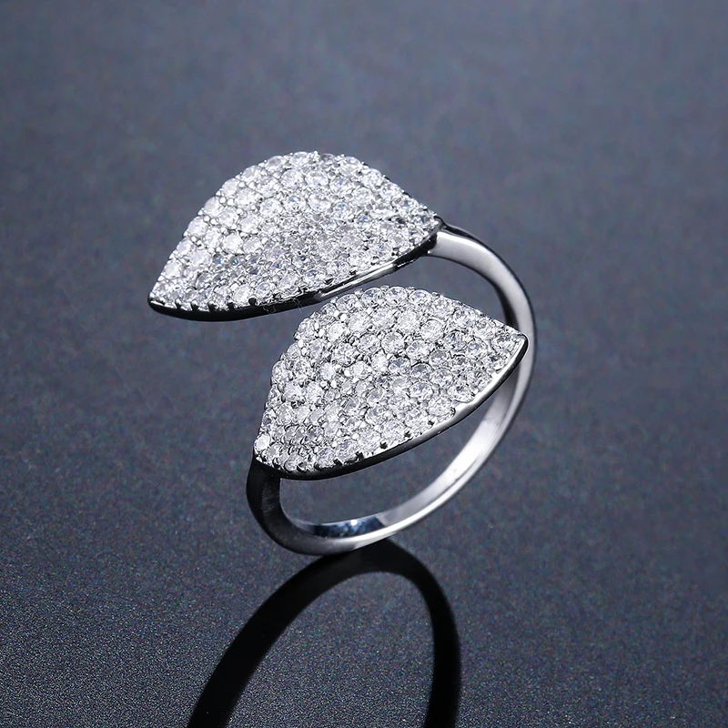 New Fresh Cute Small Leaf Shape Zircon Rings for Women Fashion Wedding Jewelry Eternity Ring Party Accessories Birthday Gifts
New Fresh Cute Small Leaf Shape Zircon Rings for Women Fashion Wedding Jewelry Eternity Ring Party Accessories Birthday Gifts