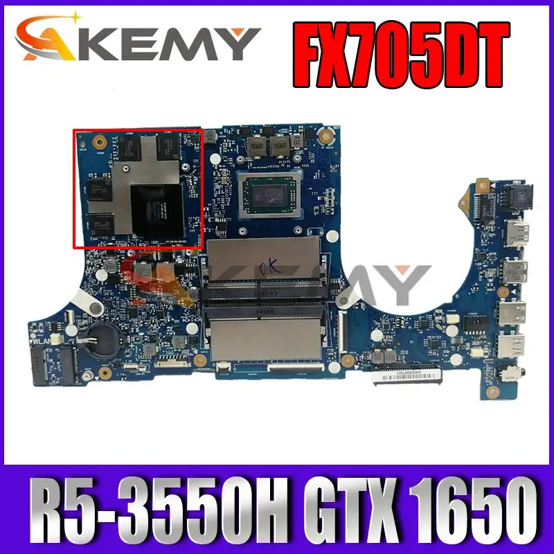 Akemy Motherboard FX705DT Laptop motherboard (17 inch) For ASUS FX705DD FX705DY FX705D mainboard GTX 1650 /V4GAMD Ryzen R5-3550H
Akemy Motherboard FX705DT Laptop motherboard (17 inch) For ASUS FX705DD FX705DY FX705D mainboard GTX 1650 /V4GAMD Ryzen R5-3550H