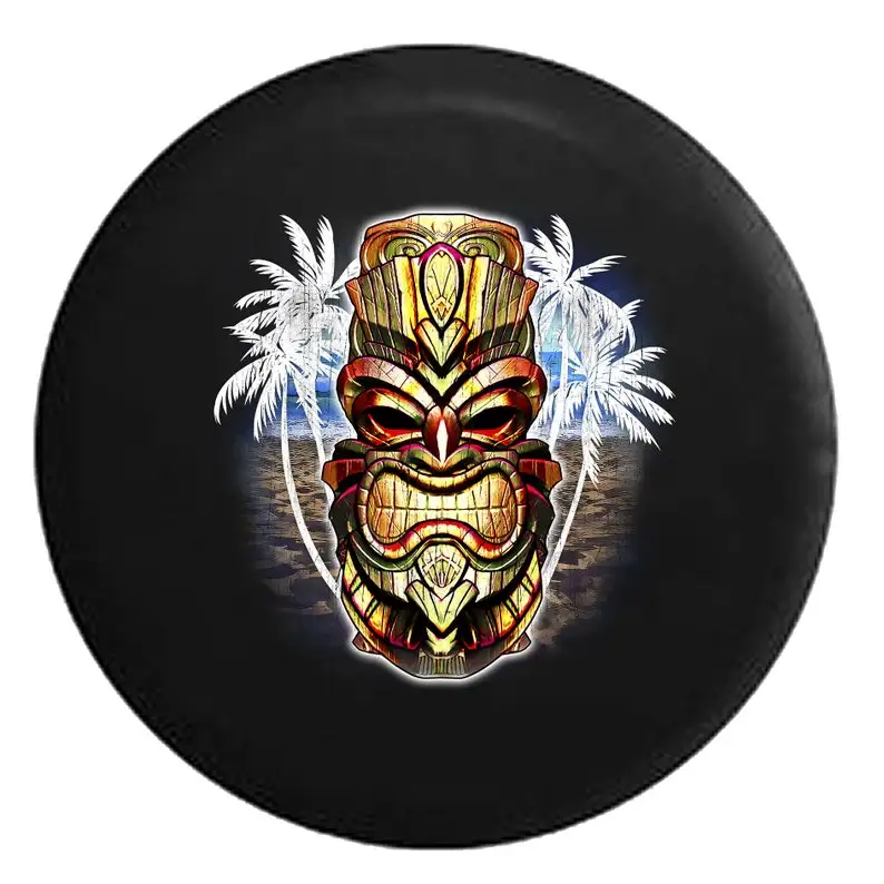 Tropical Tiki Beach Spare Tire Cover for Jeep, Camper, SUV With or Without Backup Camera Hole
Tropical Tiki Beach Spare Tire Cover for Jeep, Camper, SUV With or Without Backup Camera Hole