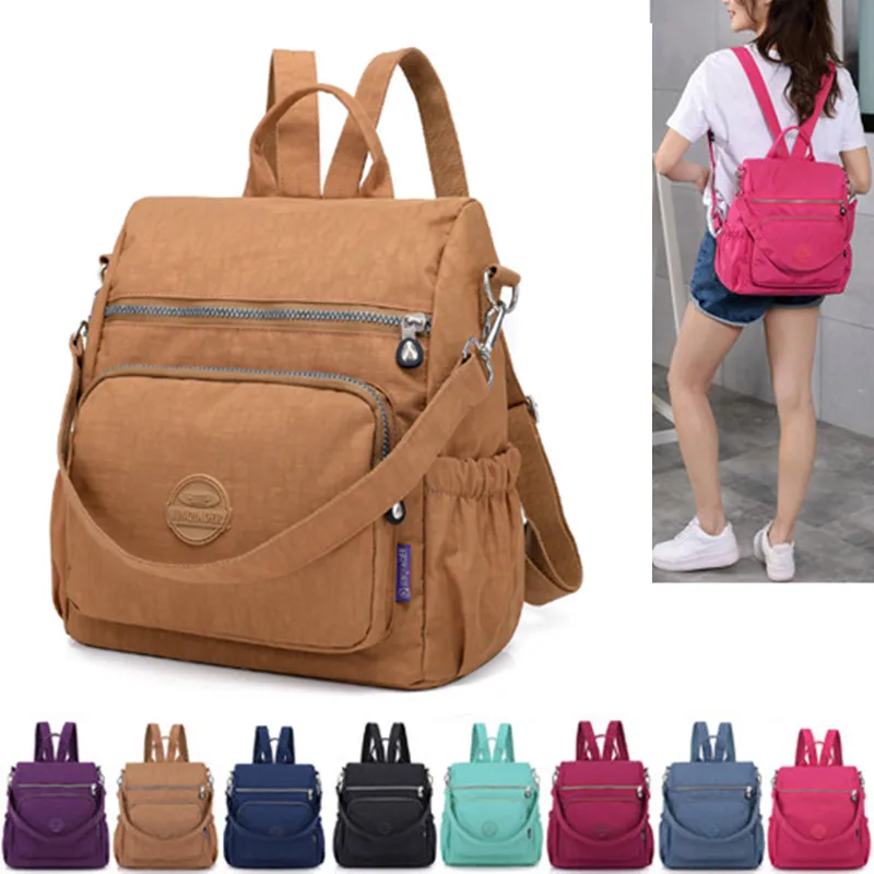 Preppy Style Waterproof Nylon Backpack Women's Casual Travel Backpack
Preppy Style Waterproof Nylon Backpack Women's Casual Travel Backpack
