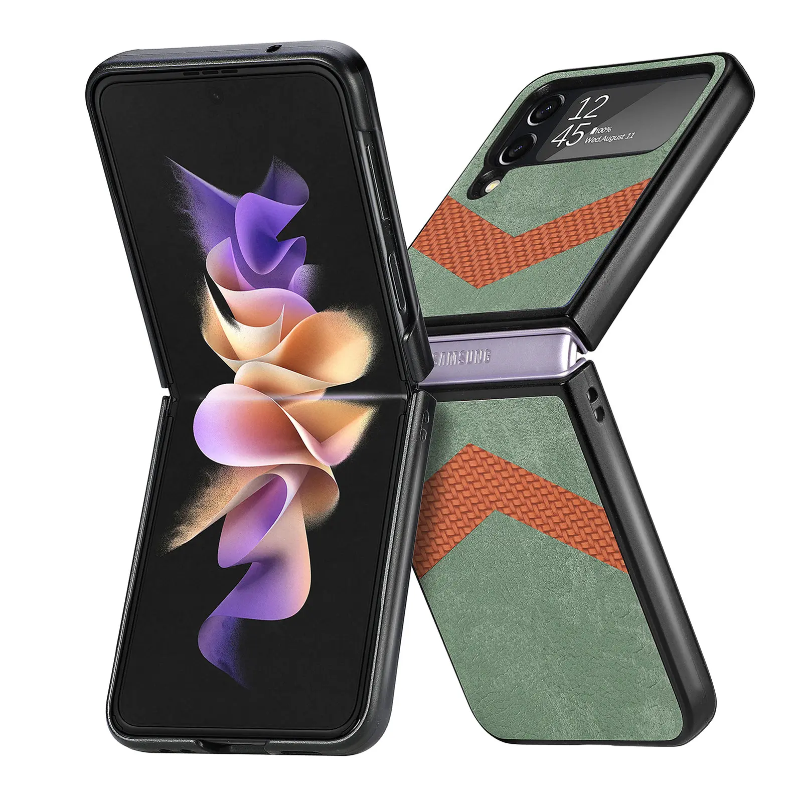 Тонкий кожаный чехол-Обложка для Samsung Galaxy Z Flip4 5G Flip 4 Zflip4, модные тонкие Защитные чехлы для Samsung Z Flip 4
Тонкий кожаный чехол-Обложка для Samsung Galaxy Z Flip4 5G Flip 4 Zflip4, модные тонкие Защитные чехлы для Samsung Z Flip 4