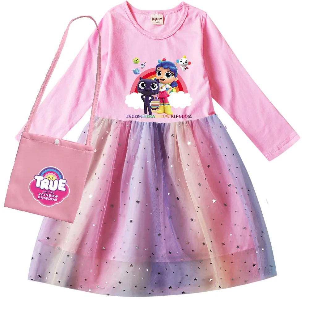 True Rainbow Kingdom Bartleby Cat Clothes Kids Elegant Wedding Party Casual Dress Baby Girls Long Sleeve Dresses with Little Bag
True Rainbow Kingdom Bartleby Cat Clothes Kids Elegant Wedding Party Casual Dress Baby Girls Long Sleeve Dresses with Little Bag