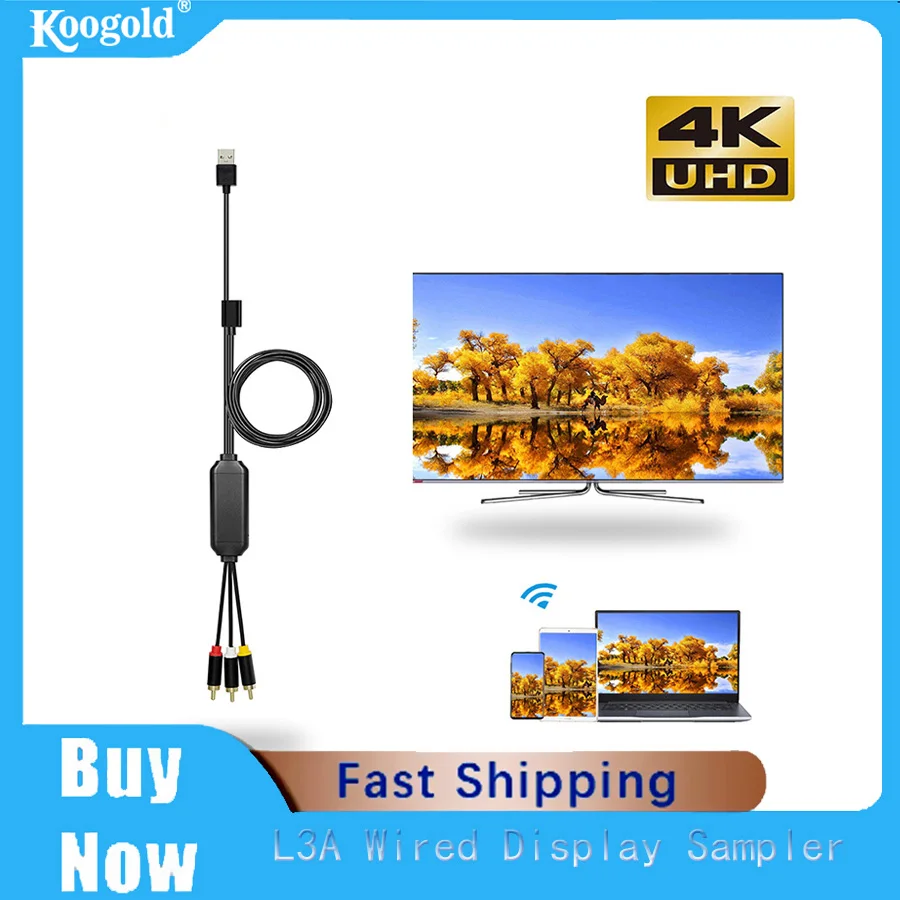 KOOGOLD Wifi Display Receiver For Android iPhone PC Phone Video TV Stick DLNA Share Screen Miracast Dongle HD 1080P Anycast
KOOGOLD Wifi Display Receiver For Android iPhone PC Phone Video TV Stick DLNA Share Screen Miracast Dongle HD 1080P Anycast