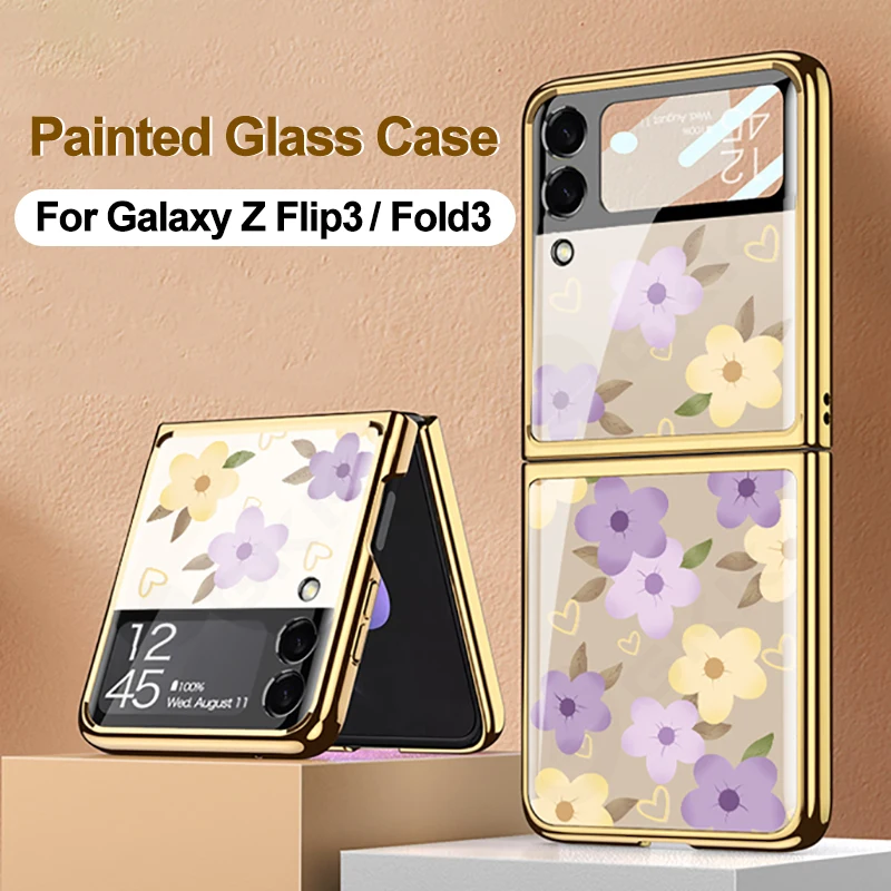 GKK Original Tempered Glass Case For Samsung Galaxy Z Flip 3 Fold 2 3 Case Plating Painted Hard Cover For Galaxy Z Flip Fold 2 3
GKK Original Tempered Glass Case For Samsung Galaxy Z Flip 3 Fold 2 3 Case Plating Painted Hard Cover For Galaxy Z Flip Fold 2 3