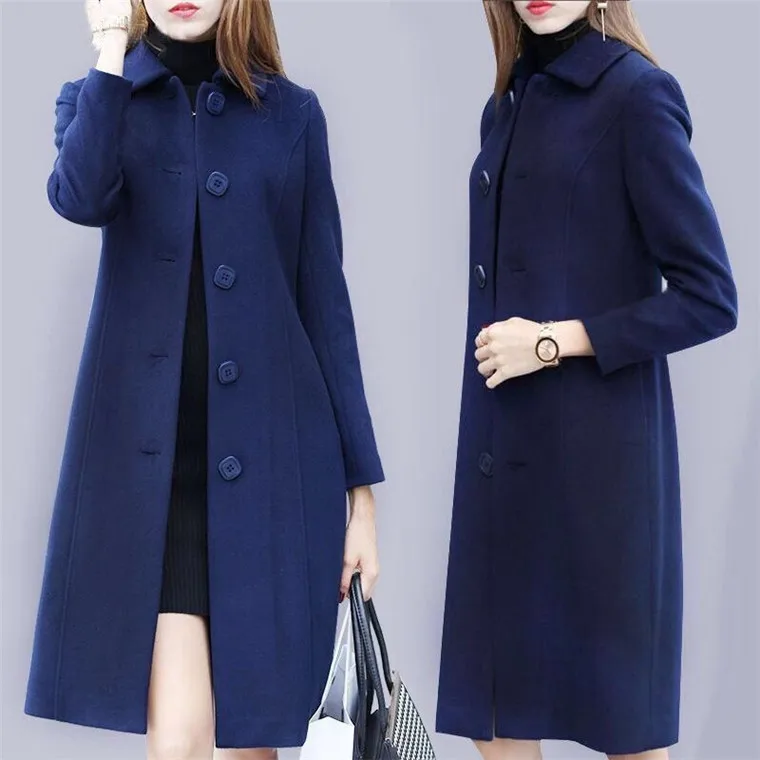 Women's clothing 2022 autumn winter coat women's Korean fashion lapel solid color vintage wool coat women elegant lady clothes
Women's clothing 2022 autumn winter coat women's Korean fashion lapel solid color vintage wool coat women elegant lady clothes