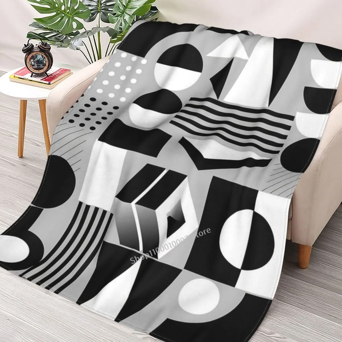Black And White Bauhaus Throw Blanket 3D printed sofa bedroom decorative blanket children adult Christmas gift
Black And White Bauhaus Throw Blanket 3D printed sofa bedroom decorative blanket children adult Christmas gift