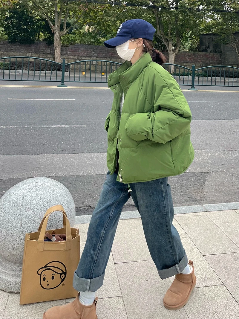GG1858 Chic white green cotton coat winter 2022 new loose thickened warm ins cotton coat blouse female fashion
GG1858 Chic white green cotton coat winter 2022 new loose thickened warm ins cotton coat blouse female fashion