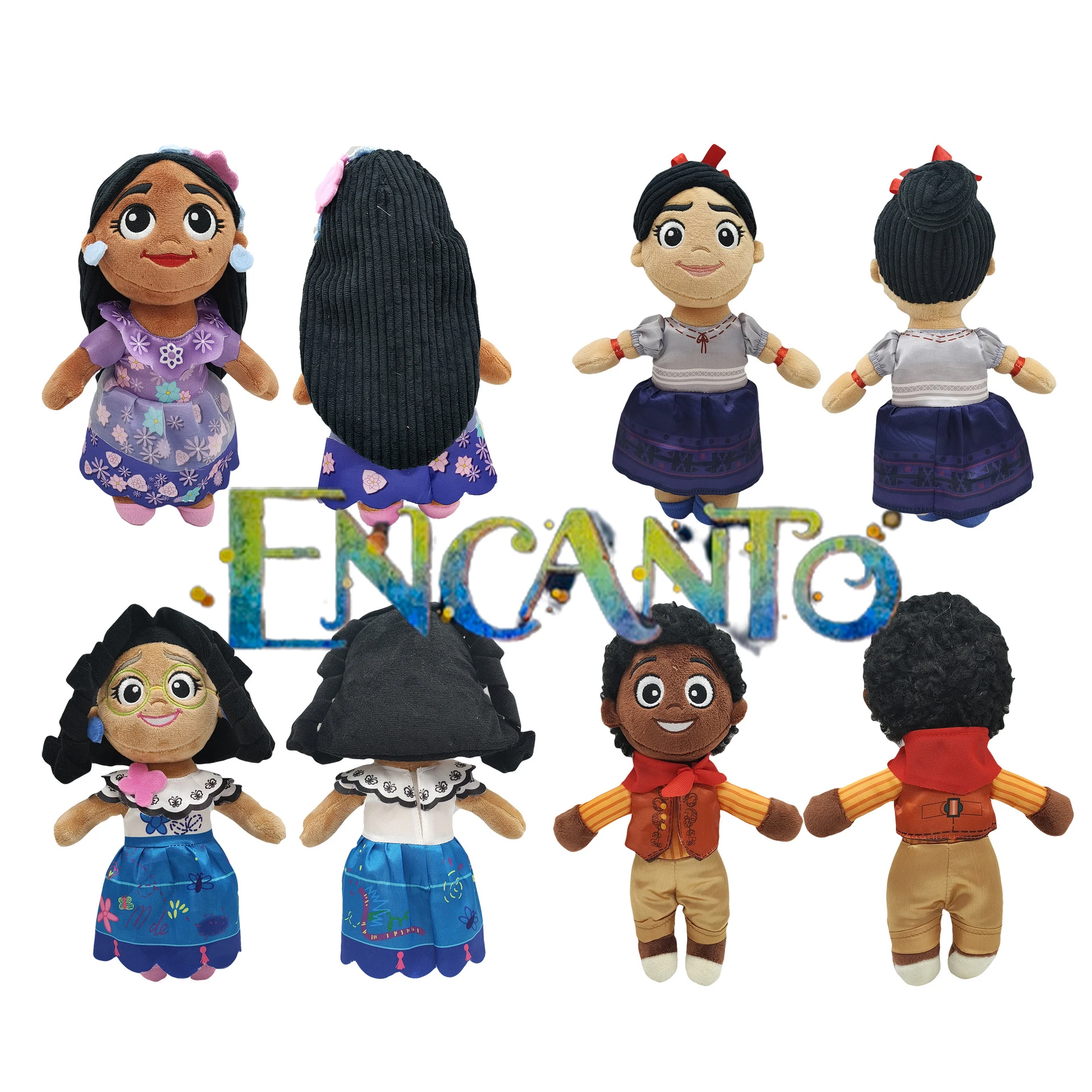 

2022 Encanto New Movie Cartoon Mirabe Plush Disney Encanto Doll Cartoon Girl Toys Plush 20-25cm Gifts For Kid Decorations Gift