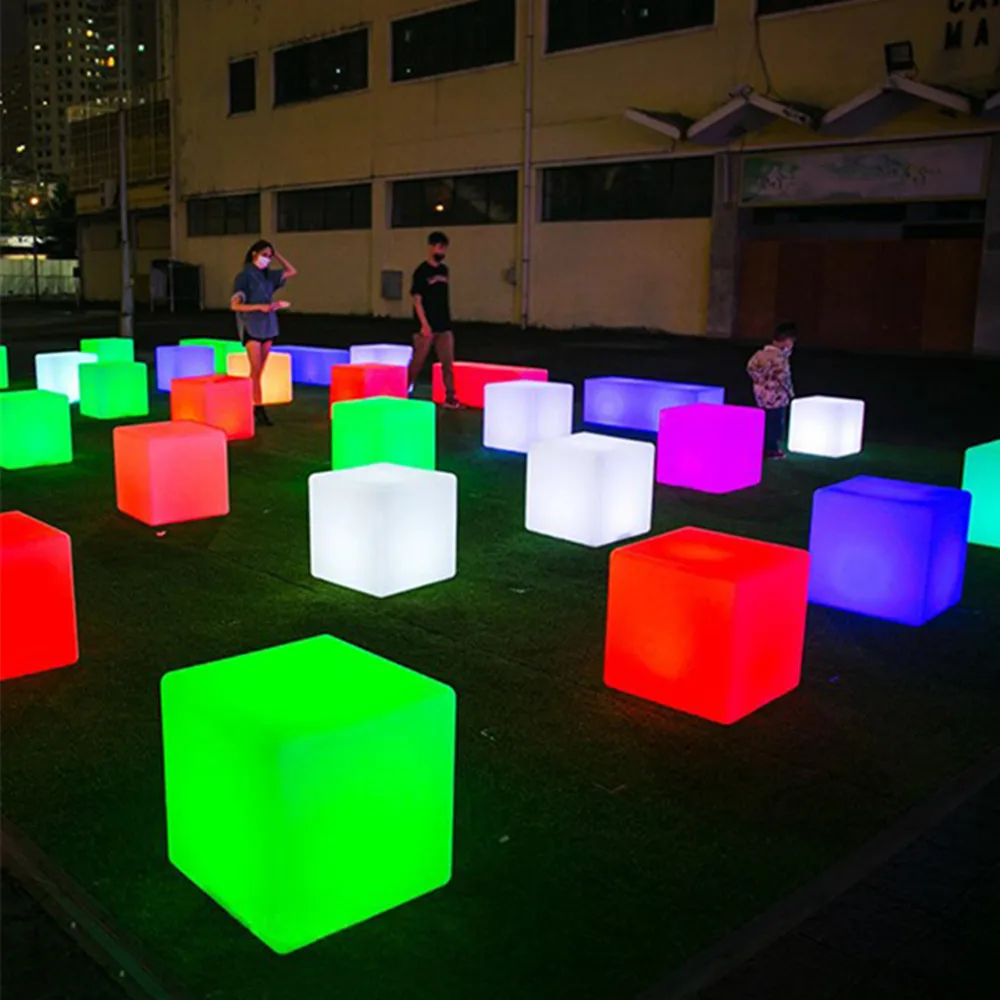 Outdoor Party Activity Decoration LED Luminous Cube Stool Rechargeable Waterproof Chair For DJ Bar Wedding Birthday Christmas
Outdoor Party Activity Decoration LED Luminous Cube Stool Rechargeable Waterproof Chair For DJ Bar Wedding Birthday Christmas