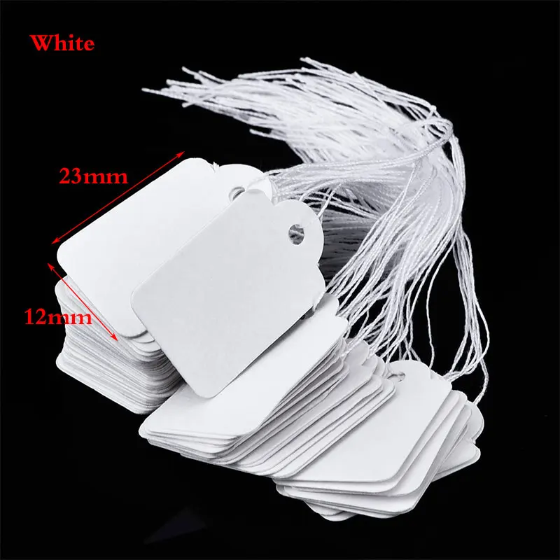Бирки для ювелирных изделий MINGXUAN белые 100 шт
Бирки для ювелирных изделий MINGXUAN белые 100 шт