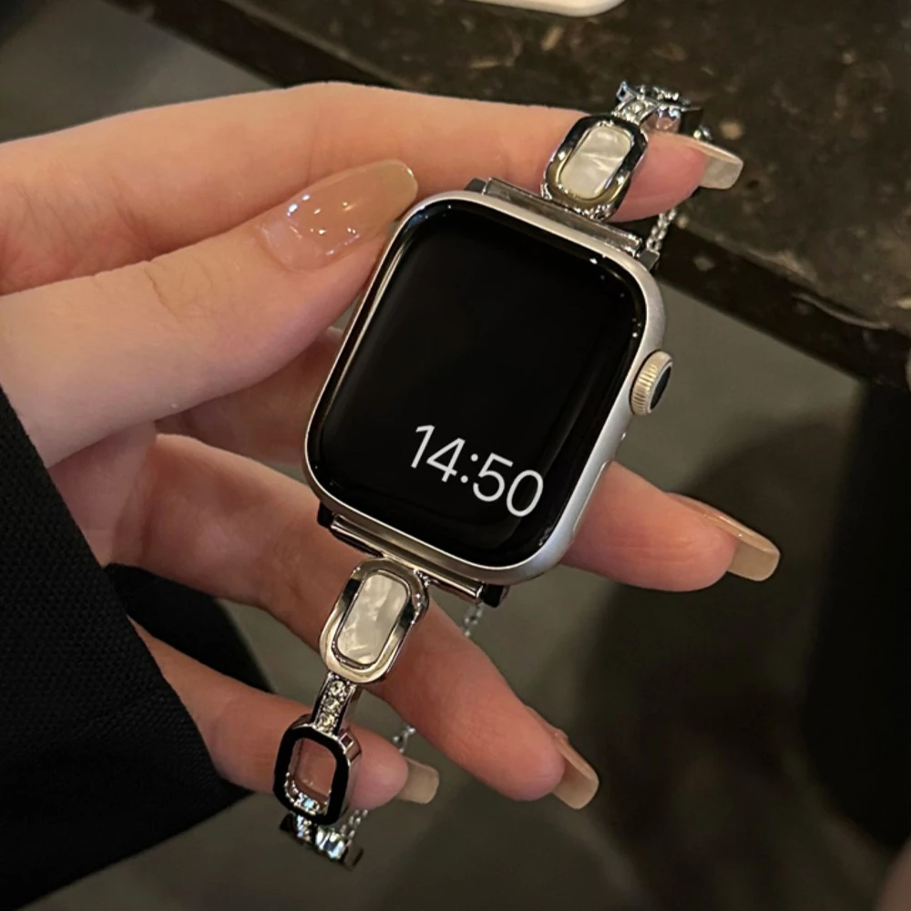 Женский тонкий браслет из нержавеющей стали для Apple Watch 8 7 6 5 4 41 мм 38 40 мм Ultra 49 мм, браслет для iWatch Series 3 2 se 44 45 мм 42 мм
Женский тонкий браслет из нержавеющей стали для Apple Watch 8 7 6 5 4 41 мм 38 40 мм Ultra 49 мм, браслет для iWatch Series 3 2 se 44 45 мм 42 мм