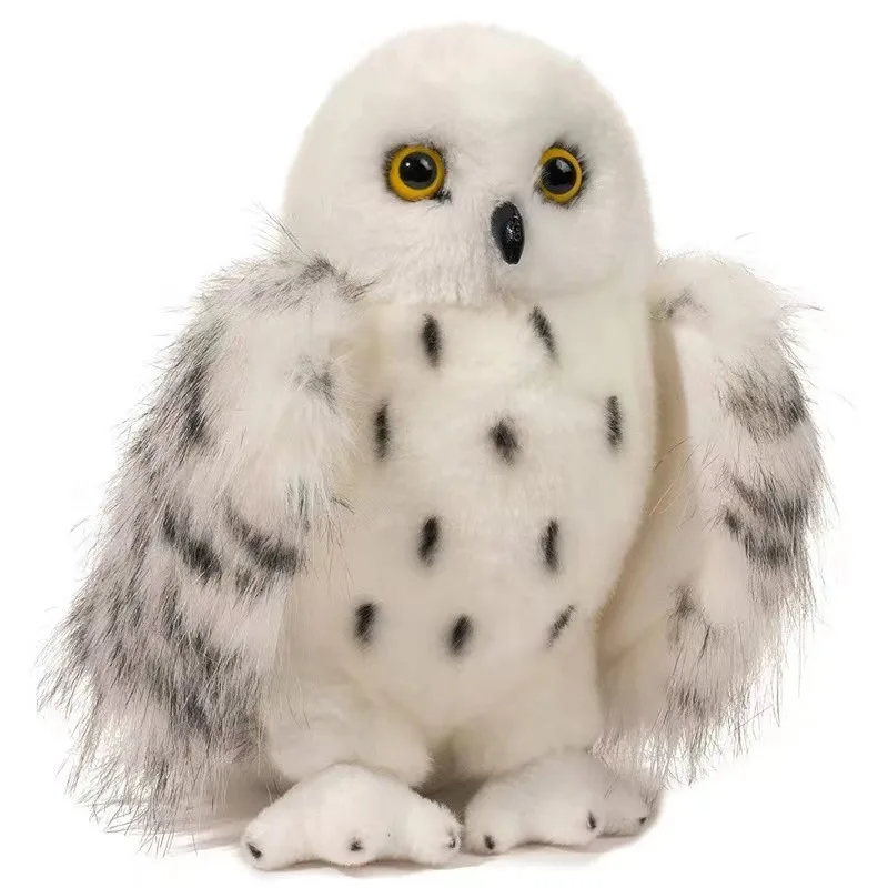 

Harry Potter 20cm Cute Snowy Owl Hedwig Real Life Owl Letter Delivery Doll Cute Toys Birthday Christmas Adults Kids Figure Gif