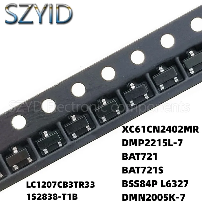 100 шт. SOT23 LC1207CB3TR33 1S2838-T1B XC61CN2402MR DMP2215L-7 BAT721 BAT721S BSS84P L6327
100 шт. SOT23 LC1207CB3TR33 1S2838-T1B XC61CN2402MR DMP2215L-7 BAT721 BAT721S BSS84P L6327