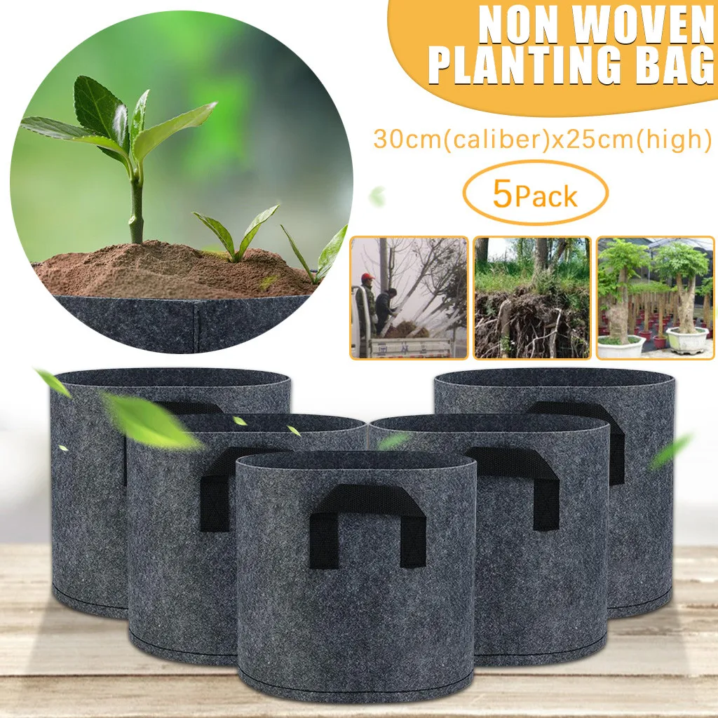 Birdseed Container Seedlings 30X25CM 5PCS Planting Garden Non-woven Bag Bag Planting Patio Lawn & Garden Vegetable Packets
Birdseed Container Seedlings 30X25CM 5PCS Planting Garden Non-woven Bag Bag Planting Patio Lawn & Garden Vegetable Packets