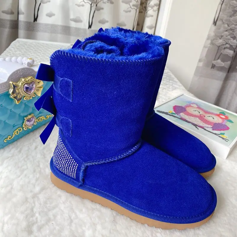 New Women Winter Boots Suede Leather Snow Boots Plush Natural Fur Warm Slip-on Ladies Shoes Flats Plus Size 35-45
New Women Winter Boots Suede Leather Snow Boots Plush Natural Fur Warm Slip-on Ladies Shoes Flats Plus Size 35-45