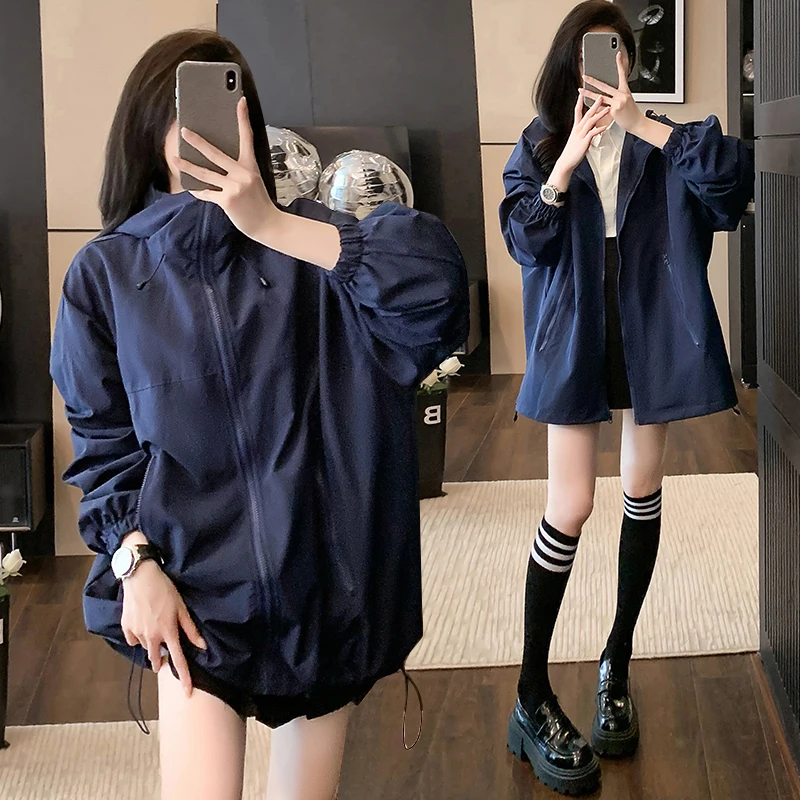 Unisex Waterproof And Windproof Cycling Jacket, Sunscreen Jacket, Autumn New Hooded Travel Outfit, Casual And Fashionable Windbr
Unisex Waterproof And Windproof Cycling Jacket, Sunscreen Jacket, Autumn New Hooded Travel Outfit, Casual And Fashionable Windbr