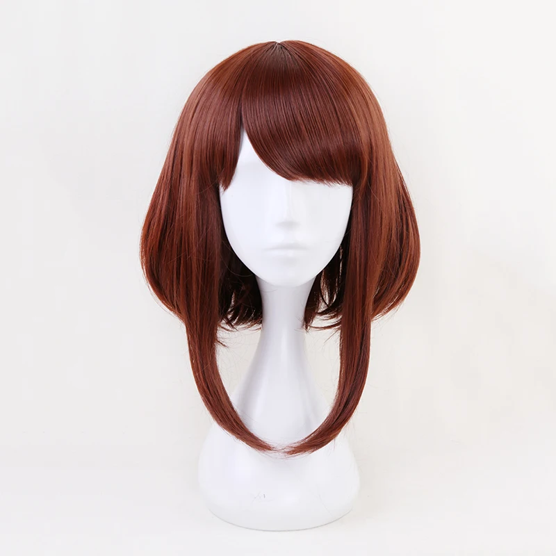 My Hero Academia OCHACO URARAKA Ochako Brown Short Wig Cosplay Costume Boku no Hero Academia Heat Resistant Hair Wigs + Wig Cap
My Hero Academia OCHACO URARAKA Ochako Brown Short Wig Cosplay Costume Boku no Hero Academia Heat Resistant Hair Wigs + Wig Cap