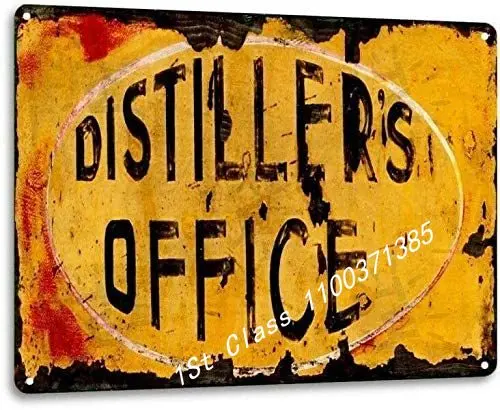 Distillers Office Shine Moonshine Retro Bar Man Cave Wall Decor Metal Tin Sign 8x12in
Distillers Office Shine Moonshine Retro Bar Man Cave Wall Decor Metal Tin Sign 8x12in